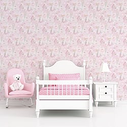 Galerie Wallcoverings Product Code: G78390 - Tiny Tots 2 Wallpaper Collection Galerie Wallcoverings Product Code G78390 - Tiny Tots 2 Wallpaper Collection - Pink Grey Glitter Colours - Mermaids Design