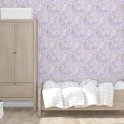 Galerie Wallcoverings Product Code: G78391 - Tiny Tots 2 Wallpaper Collection Galerie Wallcoverings Product Code G78391 - Tiny Tots 2 Wallpaper Collection - Purple Turquoise Glitter Colours - Mermaids Design