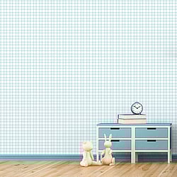 Galerie Wallcoverings Product Code: G78397 - Tiny Tots 2 Wallpaper Collection Galerie Wallcoverings Product Code G78397 - Tiny Tots 2 Wallpaper Collection - Turquoise Colours - Plaid Design