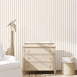 Galerie Wallcoverings Product Code: G78398 - Tiny Tots 2 Wallpaper Collection Galerie Wallcoverings Product Code G78398 - Tiny Tots 2 Wallpaper Collection - Beige Colours - Regency Stripe Design