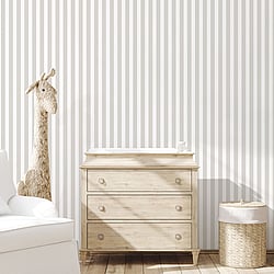 Galerie Wallcoverings Product Code: G78401 - Tiny Tots 2 Wallpaper Collection Galerie Wallcoverings Product Code G78401 - Tiny Tots 2 Wallpaper Collection - Greige Colours - Regency Stripe Design