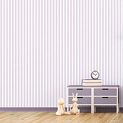 Galerie Wallcoverings Product Code: G78402 - Tiny Tots 2 Wallpaper Collection Galerie Wallcoverings Product Code G78402 - Tiny Tots 2 Wallpaper Collection - Light Purple Colours - Regency Stripe Design