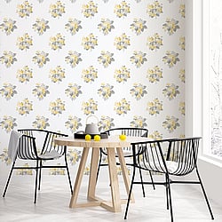 Galerie Wallcoverings Product Code: G78502 - Secret Garden Wallpaper Collection Galerie Wallcoverings Product Code G78502 - Secret Garden Wallpaper Collection - Classic Bouquet Design