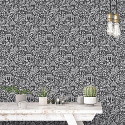 Galerie Wallcoverings Product Code: G78510 - Secret Garden Wallpaper Collection Galerie Wallcoverings Product Code G78510 - Secret Garden Wallpaper Collection - Garden Toile Design