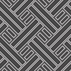 Galerie Wallcoverings Product Code: GX37603 - Geometrix Wallpaper Collection Galerie Wallcoverings Product Code GX37603 - Geometrix Wallpaper Collection - Black Silver Colours - Geo Rectangular Design