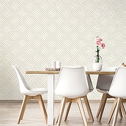 Galerie Wallcoverings Product Code: GX37604 - Geometrix Wallpaper Collection Galerie Wallcoverings Product Code GX37604 - Geometrix Wallpaper Collection - Cream Pearl Silver Colours - Geo Rectangular Design