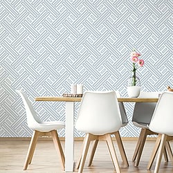 Galerie Wallcoverings Product Code: GX37607 - Geometrix Wallpaper Collection Galerie Wallcoverings Product Code GX37607 - Geometrix Wallpaper Collection - Blue Light Blue Colours - Geo Rectangular Design