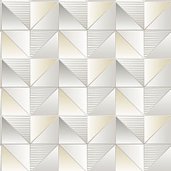 Galerie Wallcoverings Product Code: GX37631 - Geometrix Wallpaper Collection Galerie Wallcoverings Product Code GX37631 - Geometrix Wallpaper Collection - Cream Silver Colours - Cubist Design