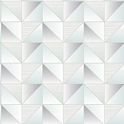 Galerie Wallcoverings Product Code: GX37632 - Geometrix Wallpaper Collection Galerie Wallcoverings Product Code GX37632 - Geometrix Wallpaper Collection - Mint Silver Colours - Cubist Design