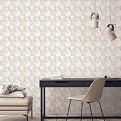 Galerie Wallcoverings Product Code: GX37633 - Geometrix Wallpaper Collection Galerie Wallcoverings Product Code GX37633 - Geometrix Wallpaper Collection - Beige Tan Colours - Cubist Design
