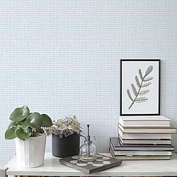 Galerie Wallcoverings Product Code: GX37640 - Geometrix Wallpaper Collection Galerie Wallcoverings Product Code GX37640 - Geometrix Wallpaper Collection - Blue Colours - Mini Leaf Texture Design