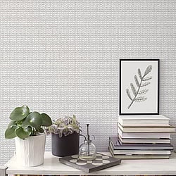 Galerie Wallcoverings Product Code: GX37644 - Geometrix Wallpaper Collection Galerie Wallcoverings Product Code GX37644 - Geometrix Wallpaper Collection - Silver Colours - Mini Leaf Texture Design