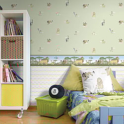 Galerie Wallcoverings Product Code: Green-Lion-King-Them - Magical Kingdom Wallpaper Collection Galerie Wallcoverings Product Code Green-Lion-King-Them - Magical Kingdom Wallpaper Collection -