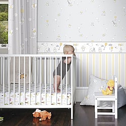 Galerie Wallcoverings Product Code: Grey-Winnie-the-Pooh-Them - Magical Kingdom Wallpaper Collection Galerie Wallcoverings Product Code Grey-Winnie-the-Pooh-Them - Magical Kingdom Wallpaper Collection -
