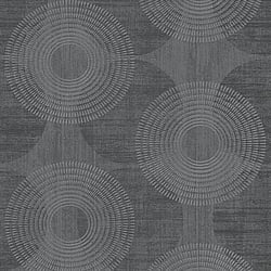 Galerie Wallcoverings Product Code: HO20036 - Home Wallpaper Collection Galerie Wallcoverings Product Code HO20036 - Home Wallpaper Collection - Black Grey Colours - Circles Motif Design