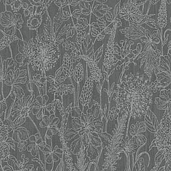 Galerie Wallcoverings Product Code: HO20048 - Home Wallpaper Collection Galerie Wallcoverings Product Code HO20048 - Home Wallpaper Collection - Dark Grey White Colours - Floral Motif Design