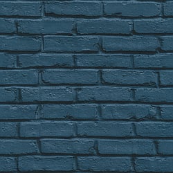 Galerie Wallcoverings Product Code: HO20061 - Home Wallpaper Collection Galerie Wallcoverings Product Code HO20061 - Home Wallpaper Collection - Blue Black Colours - Brick Motif Design