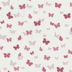 Galerie Wallcoverings Product Code: HO20067 - Home Wallpaper Collection Galerie Wallcoverings Product Code HO20067 - Home Wallpaper Collection - Lilac Red White Pink Colours - Butterfly Motif Design
