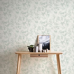 Galerie Wallcoverings Product Code: HV41020 - Havana Wallpaper Collection Galerie Wallcoverings Product Code HV41020 - Havana Wallpaper Collection - Grey Green Colours - Havana Jungle Palms Design