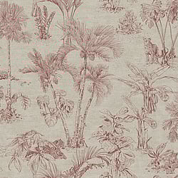 Galerie Wallcoverings Product Code: HV41021 - Havana Wallpaper Collection Galerie Wallcoverings Product Code HV41021 - Havana Wallpaper Collection - Brown Red Colours - Havana Jungle Palms Design