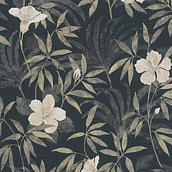 Galerie Wallcoverings Product Code: HV41052 - Havana Wallpaper Collection Galerie Wallcoverings Product Code HV41052 - Havana Wallpaper Collection - Brown Grey Black Colours - Havana Floral Motif Design