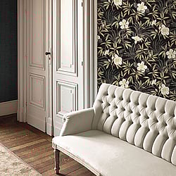 Galerie Wallcoverings Product Code: HV41052 - Havana Wallpaper Collection Galerie Wallcoverings Product Code HV41052 - Havana Wallpaper Collection - Brown Grey Black Colours - Havana Floral Motif Design