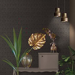 Galerie Wallcoverings Product Code: HV41056 - Havana Wallpaper Collection Galerie Wallcoverings Product Code HV41056 - Havana Wallpaper Collection - Metallic Black Colours - Havana Geometric Weave Design
