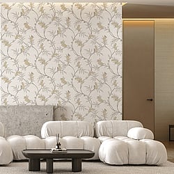 Galerie Wallcoverings Product Code: IS33301 - Italian Silks And Damasks Wallpaper Collection Galerie Wallcoverings Product Code IS33301 - Italian Silks And Damasks Wallpaper Collection - White Colours - Ramage Tonale Design