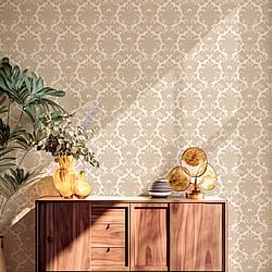 Galerie Wallcoverings Product Code: IS33323 - Italian Silks And Damasks Wallpaper Collection Galerie Wallcoverings Product Code IS33323 - Italian Silks And Damasks Wallpaper Collection - Rope Colours - Damasco Allegro Design
