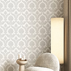 Galerie Wallcoverings Product Code: IS33331 - Italian Silks And Damasks Wallpaper Collection Galerie Wallcoverings Product Code IS33331 - Italian Silks And Damasks Wallpaper Collection - Grey Colours - Damasco Imperiale Design