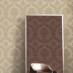 Galerie Wallcoverings Product Code: IS33334 - Italian Silks And Damasks Wallpaper Collection Galerie Wallcoverings Product Code IS33334 - Italian Silks And Damasks Wallpaper Collection - Copper Colours - Damasco Imperiale Design