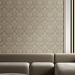 Galerie Wallcoverings Product Code: IS33337 - Italian Silks And Damasks Wallpaper Collection Galerie Wallcoverings Product Code IS33337 - Italian Silks And Damasks Wallpaper Collection - Dove Colours - Damasco Imperiale Design
