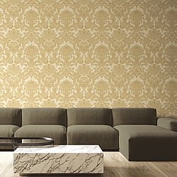 Galerie Wallcoverings Product Code: IS33342 - Italian Silks And Damasks Wallpaper Collection Galerie Wallcoverings Product Code IS33342 - Italian Silks And Damasks Wallpaper Collection - Yellow Colours - Damasco Quirinale Design