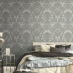 Galerie Wallcoverings Product Code: IS33346 - Italian Silks And Damasks Wallpaper Collection Galerie Wallcoverings Product Code IS33346 - Italian Silks And Damasks Wallpaper Collection - Avion Colours - Damasco Quirinale Design