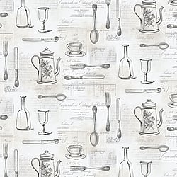 Galerie Wallcoverings Product Code: KE29939 - Kitchen Style 3 Wallpaper Collection Galerie Wallcoverings Product Code KE29939 - Kitchen Style 3 Wallpaper Collection - Black White Colours - Vintage Kitchen Design