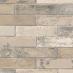 Galerie Wallcoverings Product Code: KV27423 - Kitchen Style 3 Wallpaper Collection Galerie Wallcoverings Product Code KV27423 - Kitchen Style 3 Wallpaper Collection - Grey Black Cream Beige Colours - Brick Design