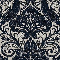 Galerie Wallcoverings Product Code: LB25167 - Llewelyn-Bowen - Off The Wall Wallpaper Collection Galerie Wallcoverings Product Code LB25167 - Llewelyn-Bowen - Off The Wall Wallpaper Collection - Damask Sauvage Design