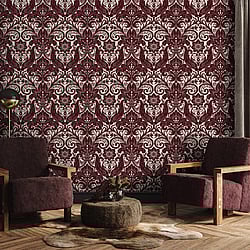 Galerie Wallcoverings Product Code: LB25170 - Llewelyn-Bowen - Off The Wall Wallpaper Collection Galerie Wallcoverings Product Code LB25170 - Llewelyn-Bowen - Off The Wall Wallpaper Collection - Damask Sauvage Design