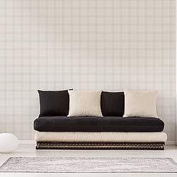 Galerie Wallcoverings Product Code: MC61003 - Maison Charme Wallpaper Collection Galerie Wallcoverings Product Code MC61003 - Maison Charme Wallpaper Collection - Cream, Grey, White Colours - This delightful wallpaper has been specially designed to add a soft touch to your walls and is sure to make a welcome addition to any room. Featuring a timeless check design, this wallpaper is brought to life in a soft fawn, grey and beige colour scheme for an easy living finish. Design
