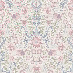 Galerie Wallcoverings Product Code: MC61008 - Maison Charme Wallpaper Collection Galerie Wallcoverings Product Code MC61008 - Maison Charme Wallpaper Collection - Green, Pink, White, Blue Colours - Step into a world of quintessential French chicness with this mesmerizing print. Immerse yourself in its exquisite details, where blossoms, wispy leaves and graceful birds intertwine, evoking the essence of spring. This elegant print breathes life into every room it graces, infusing your space with warmth, charm, and a touch of timeless beauty. Let this gorgeous floral and bird motif transport you to a realm of captivating allure and enchantment. Design