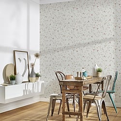 Galerie Wallcoverings Product Code: MC61035 - Maison Charme Wallpaper Collection Galerie Wallcoverings Product Code MC61035 - Maison Charme Wallpaper Collection - Green, White, Multi Colours - A stylish floral wallpaper with an old fashioned, wispy trail of petit flowers. Will suit a more traditional setting perfectly with its country cottage charm. The beauty of this vinyl wallpaper is not only will it add texture to your walls, but it will also cover slight imperfections, giving your room the finish you want. So whether you are looking for a floral wallpaper for a living room, bedroom or dining room, this paper could be your perfect choice. Design