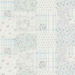 Galerie Wallcoverings Product Code: MC61044 - Maison Charme Wallpaper Collection Galerie Wallcoverings Product Code MC61044 - Maison Charme Wallpaper Collection - Blue, Grey, White Colours - Revel in vintage charm with the Maison Charme Patchwork Vintage Floral print. This playful pattern arranges faded florals, ditsy prints and delicate plaids in a colourful basketweave patchwork. The shabby chic medley of designs mimics well-loved quilts and counterpanes. Incorporate this repeat print into bedroom, living room or kitchen schemes to infuse living spaces with an easy-going cottage style. Printed on vinyl with a non-woven backing, this design exudes romantic whimsy. Nostalgic and light-hearted, this fabric collage celebrates the beauty of imperfection and cherished heirlooms. Design