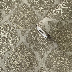 Galerie Wallcoverings Product Code: MT2022 - Lustre Wallpaper Collection Galerie Wallcoverings Product Code MT2022 - Lustre Wallpaper Collection - Gold Colours - Modern Damask Design