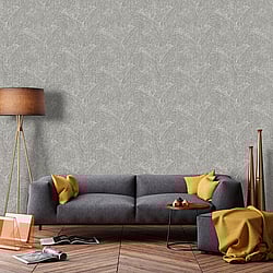 Galerie Wallcoverings Product Code: NHW1022 - Enchanted Wallpaper Collection Galerie Wallcoverings Product Code NHW1022 - Enchanted Wallpaper Collection - DarkGrey Colours - Rulong Dark Grey Design
