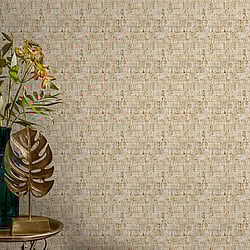 Galerie Wallcoverings Product Code: NHW1027 - Enchanted Wallpaper Collection Galerie Wallcoverings Product Code NHW1027 - Enchanted Wallpaper Collection - Tan Gold Colours - Suber Gold Design