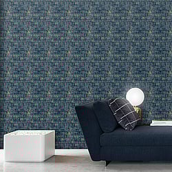 Galerie Wallcoverings Product Code: NHW1031 - Enchanted Wallpaper Collection Galerie Wallcoverings Product Code NHW1031 - Enchanted Wallpaper Collection - Blue Bronze Colours - Suber Royal Blue Design