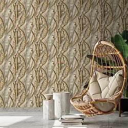 Galerie Wallcoverings Product Code: NHW1043 - Enchanted Wallpaper Collection Galerie Wallcoverings Product Code NHW1043 - Enchanted Wallpaper Collection - Beige Mauve Colours - Malay Mauve Design