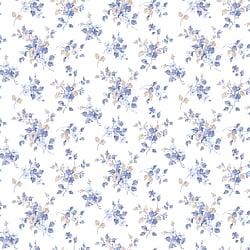Galerie Wallcoverings Product Code: PF38103 - Pretty Prints Wallpaper Collection Galerie Wallcoverings Product Code PF38103 - Pretty Prints Wallpaper Collection - Blue, Cream Colours - Blossom Mini Design