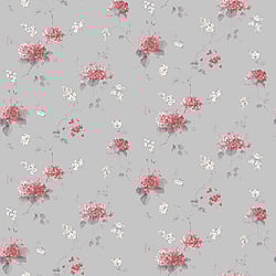Galerie Wallcoverings Product Code: PF38107 - Pretty Prints Wallpaper Collection Galerie Wallcoverings Product Code PF38107 - Pretty Prints Wallpaper Collection - Pink, Grey, Beige Colours - Hortensia Trail Design