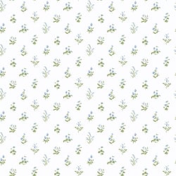 Galerie Wallcoverings Product Code: PF38166 - Pretty Prints Wallpaper Collection Galerie Wallcoverings Product Code PF38166 - Pretty Prints Wallpaper Collection - Blue, Green Colours - Mini Garden Spot Design